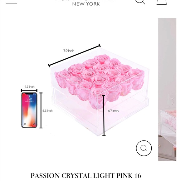 Rose forever New York forever roses crystal box - Picture 7 of 7